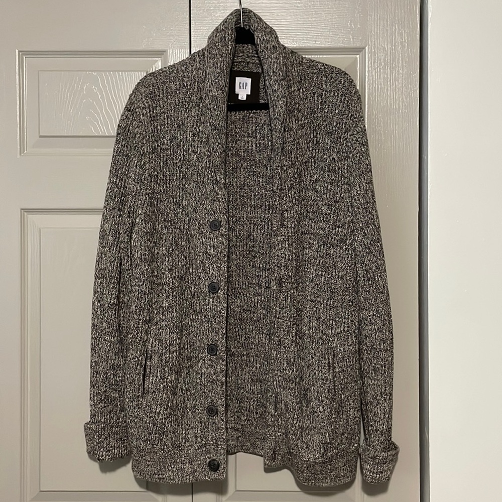Gap Mens thick Knit Cardigan sweater, L